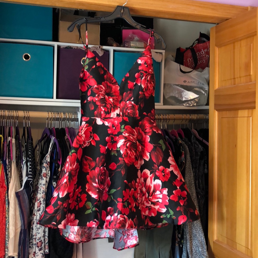 Short high low formal dress